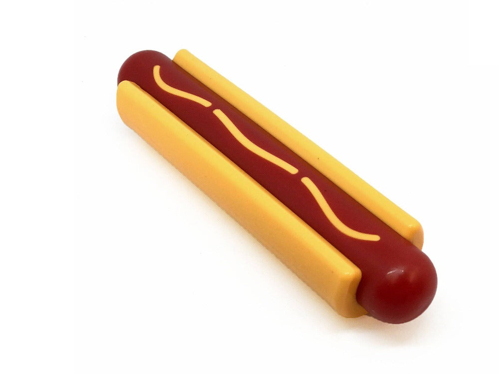 SodaPup Hot Dog Nylon Chew Toy for Aggressive Chewers