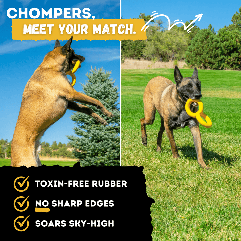 Monster K9 Tug Chain Durable Rubber Tug Toy
