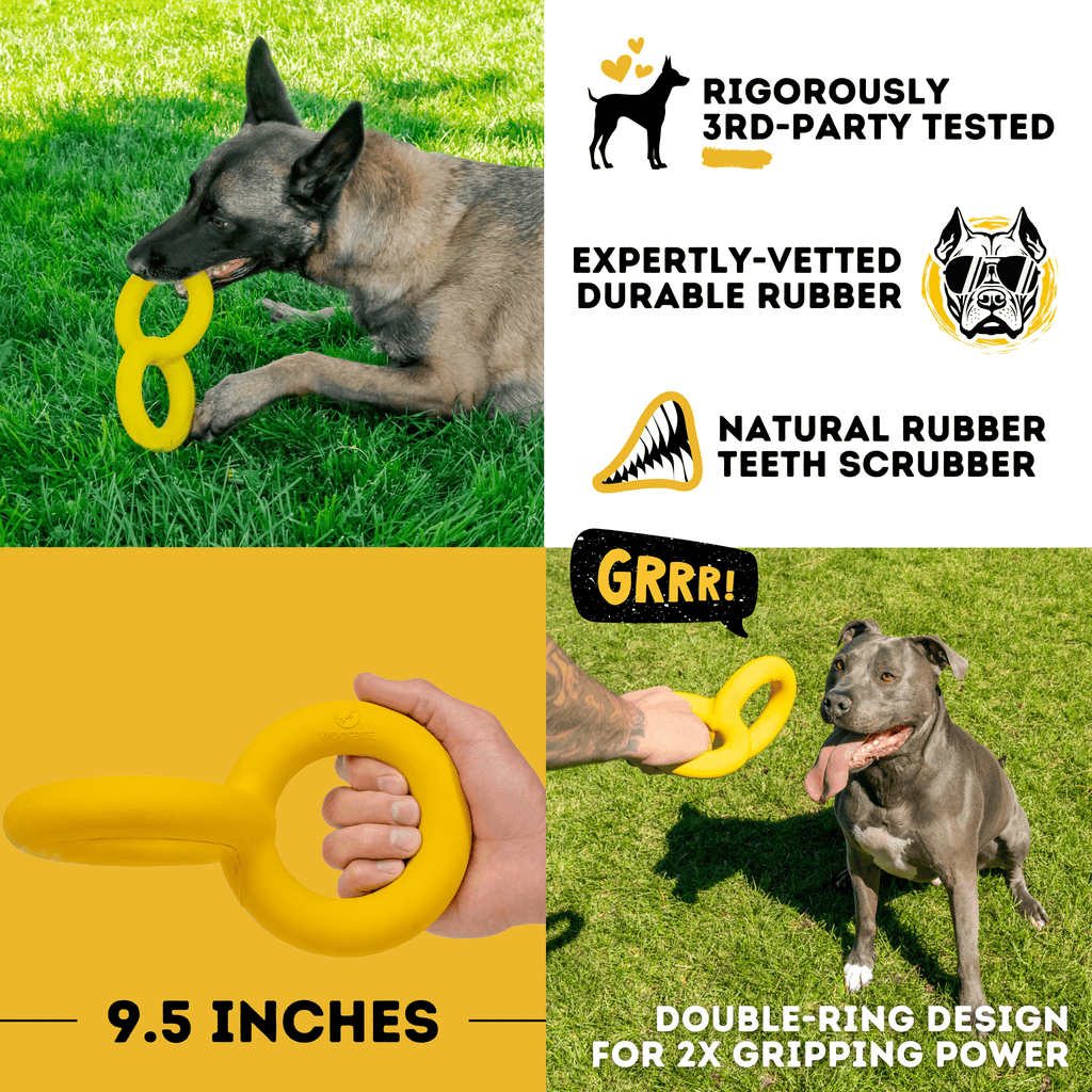 Monster K9 Tug Chain Durable Rubber Tug Toy